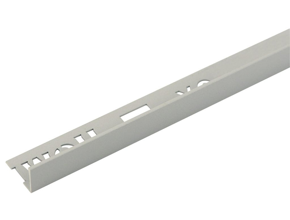 10MM Pewter Metal Straight Edge Tile Trim 2.5M