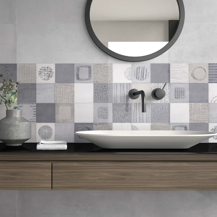 STUDIO DECOR 33X90 PORCELAIN SPANISH BATHROOM & KITCHEN WALL TILES