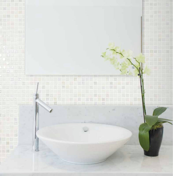 MOSAIC Tessa Blanco - Size 31.6x31.6 Swimming Pool Bathroom Kitchen Wall Floor Tiles