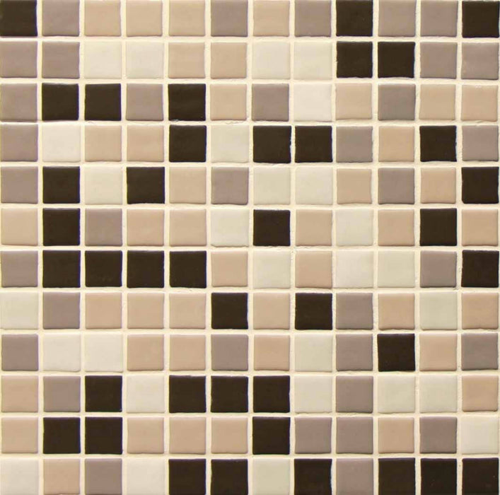 MOSAIC Urban Coffee - Size 31.6x31.6 Swimming Pool Bathroom Kitchen Wall Floor Tiles