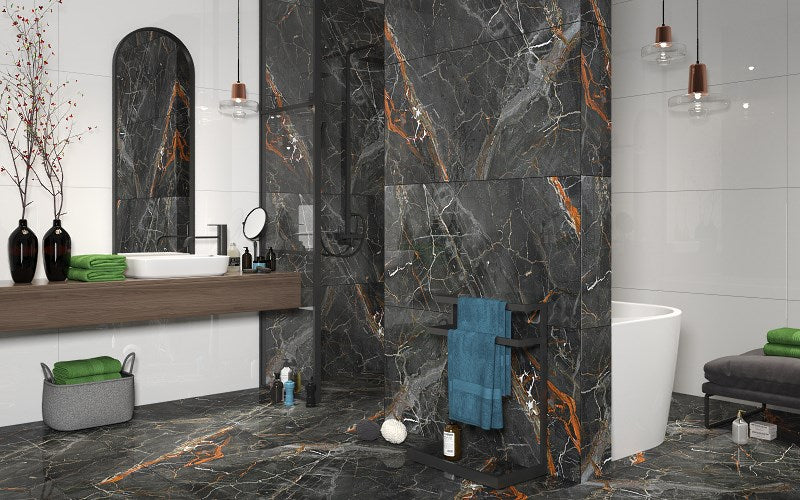 VANITY GREY 60X120 PORCELAIN SPANISH WALL & FLOOR BATHROOM TILES