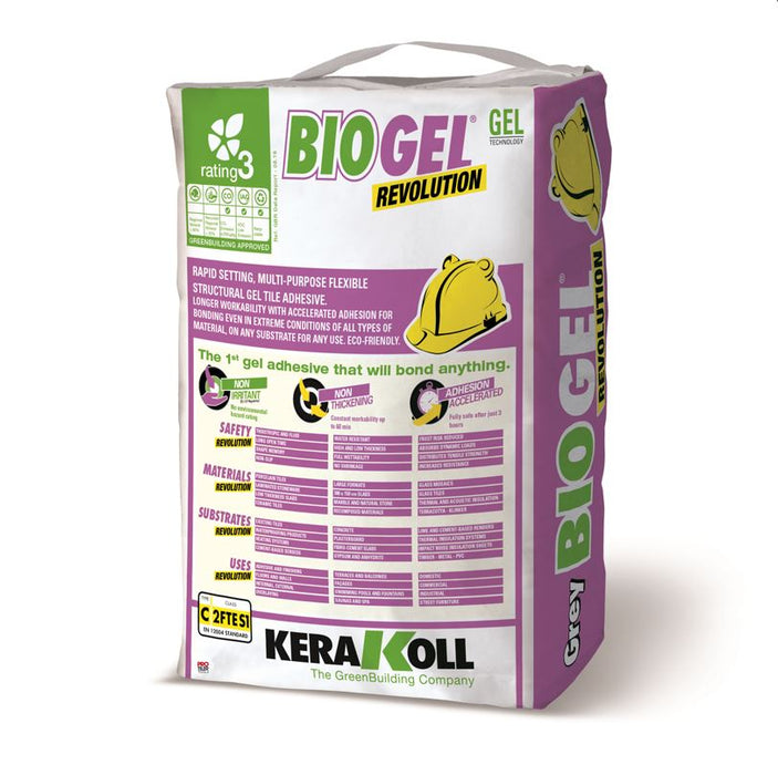 Kerakoll BioGel Revolution Rapid Set Tile Adhesive