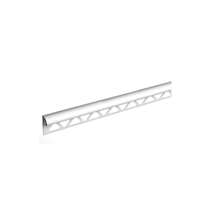 Homelux Aluminium Quadrant Edge 10mm Silver Tile Trim 2.44m HAQDT10-SI