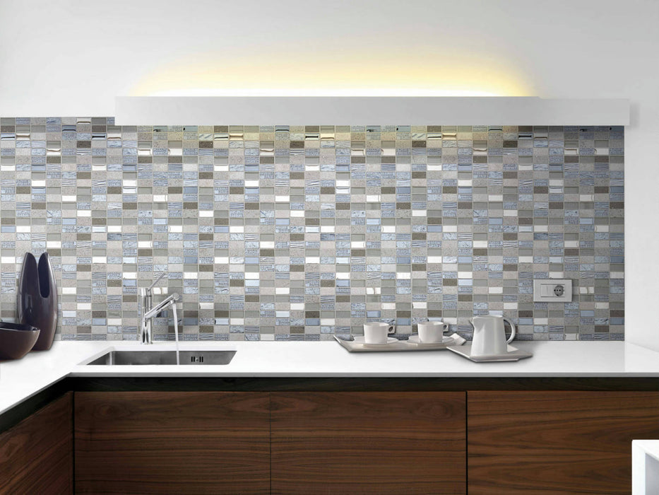 City Gris 30x30 Decorative Wall Mosaic Tiles