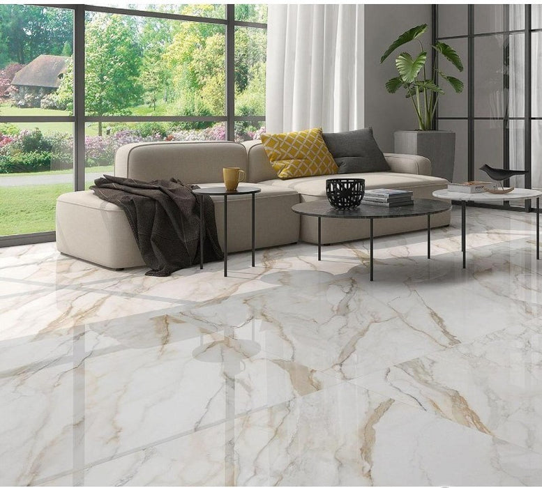 DORIAN GOLD 90X90 PORCELAIN SPANISH WALL & FLOOR BATHROOM KITCHEN TILES